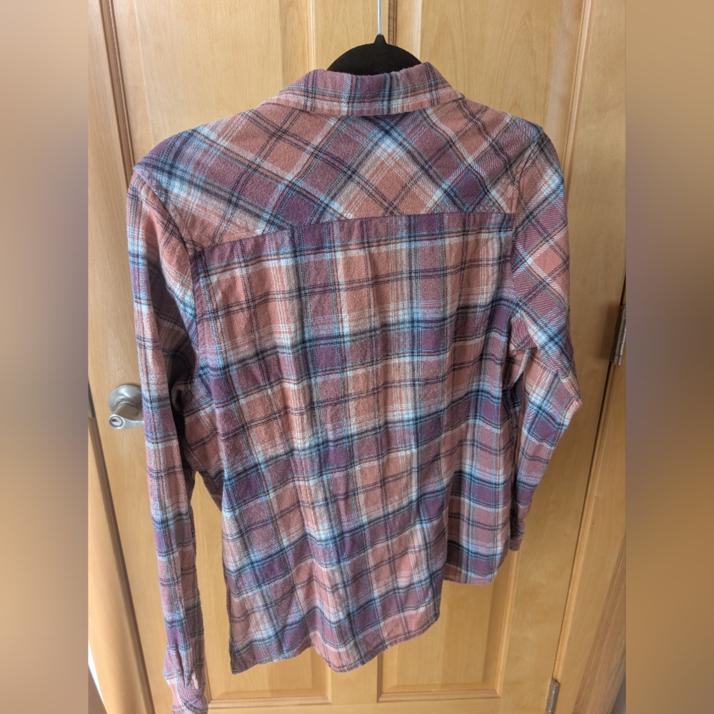 Nicole Byer Women's Plaid Button Down Shirt - Pink and Blue - Picture 8 of 8